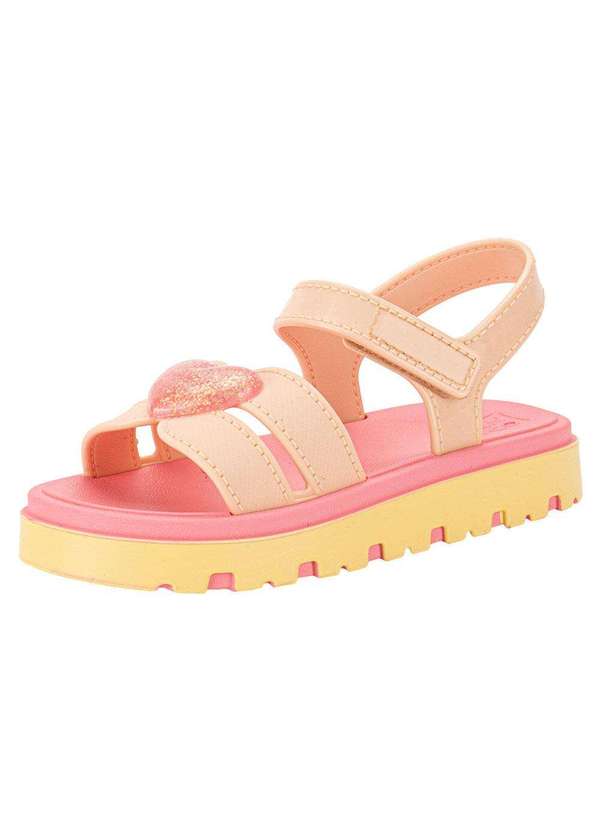 Zaxy - Sandália Infantil Daily Love Zaxynina 19122 - Bege/Rosa 1