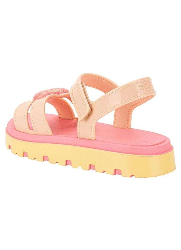 Zaxy - Sandália Infantil Daily Love Zaxynina 19122 - Bege/Rosa 3
