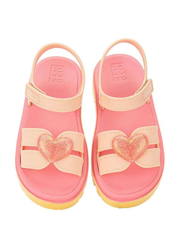 Zaxy - Sandália Infantil Daily Love Zaxynina 19122 - Bege/Rosa 5