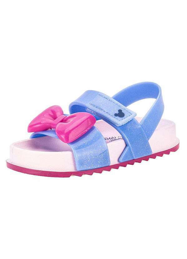 Grendene Kids - Sandália Infantil Disney Minnie Pop Model Grendene Kids 23104 - Azul/Rosa