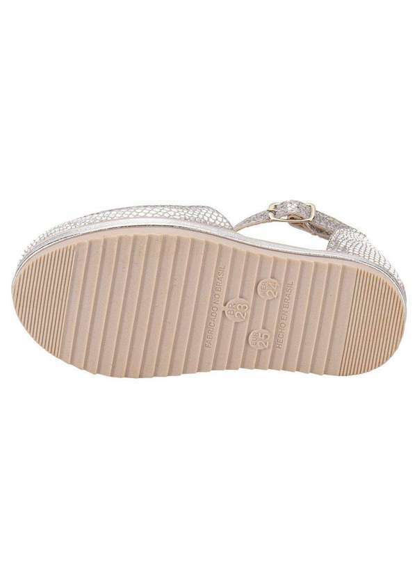 Bella Ninna - Sandália Infantil Espadrille Bella Ninna 12081 - Prata 4