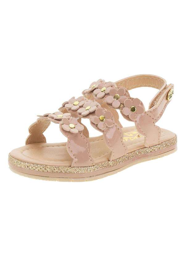 Lily Kids - Sandália Infantil Feminina Lily Kids - 10134 - Bege