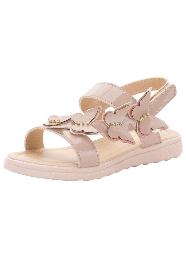 Lily Kids - Sandália Infantil Feminina Lily Kids - 10140 - Bege 1