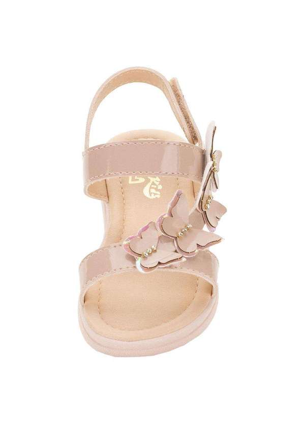 Lily Kids - Sandália Infantil Feminina Lily Kids - 10140 - Bege 5