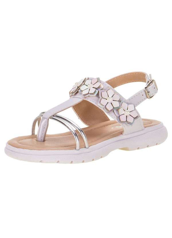 Lily Kids - Sandália Infantil Feminina Lily Kids - 10155 - Branco