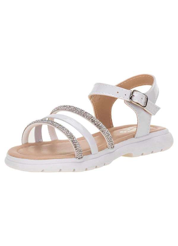 Lily Kids - Sandália Infantil Feminina Lily Kids - 10157 - Branco