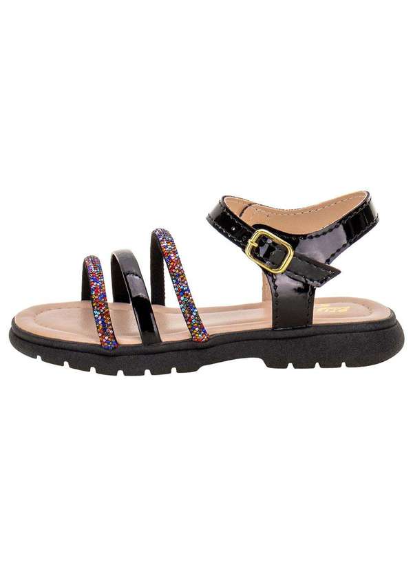 Lily Kids - Sandália Infantil Feminina Lily Kids - 10157 - Preto 2