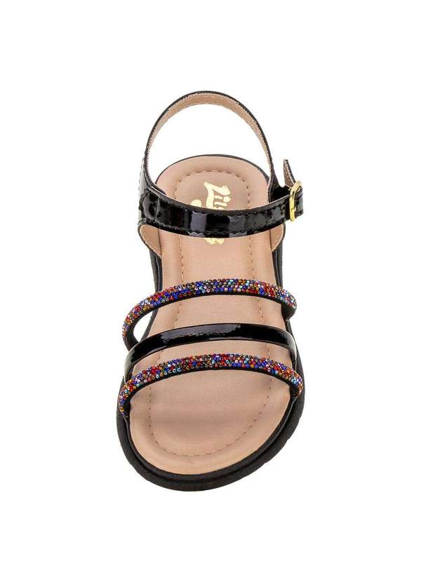 Lily Kids - Sandália Infantil Feminina Lily Kids - 10157 - Preto 5