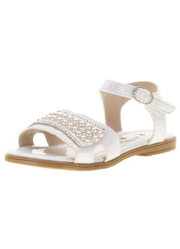 Orto Baby - Sandália Infantil Feminina Ortobaby - 19063 - Branco