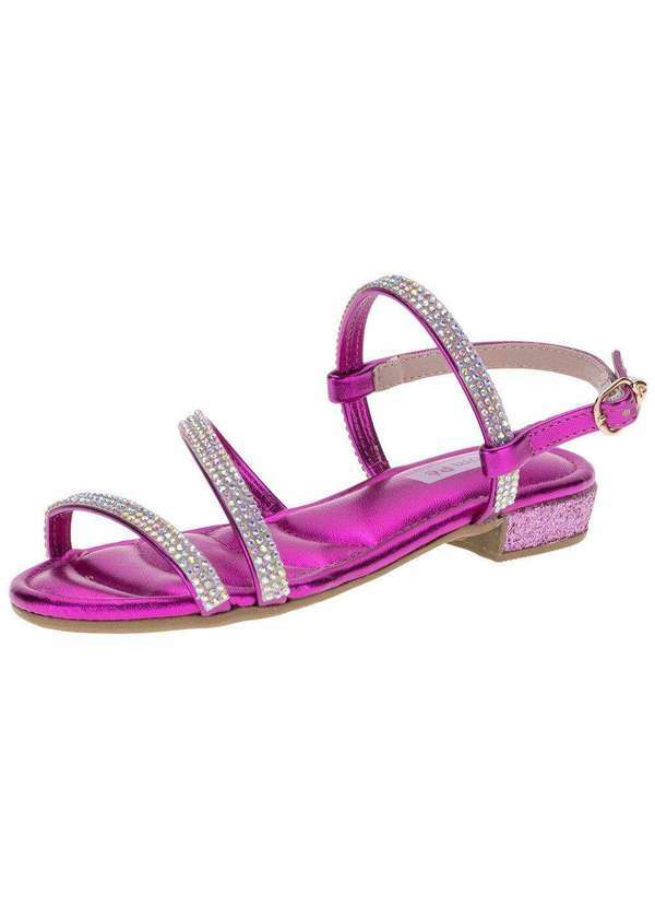Pé com Pé - Sandália Infantil Feminina Pé com Pé - 21098 - Pink