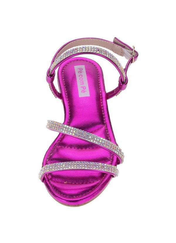 Pé com Pé - Sandália Infantil Feminina Pé com Pé - 21098 - Pink 5