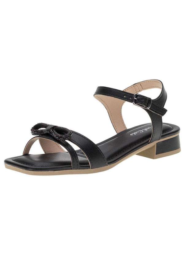 Pink Cats - Sandália Infantil Feminina Pink Cats - V2991 - Preto