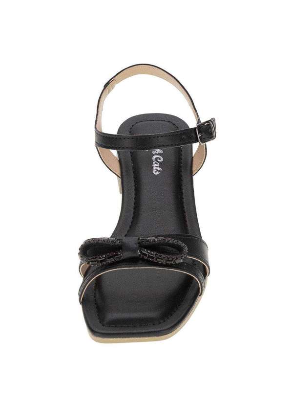 Pink Cats - Sandália Infantil Feminina Pink Cats - V2991 - Preto 5