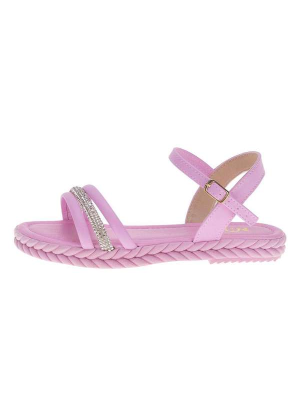 Nilqi - Sandália Infantil Feminina Strass Nilqi - 35081 - Rosa 2