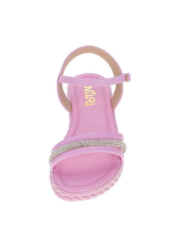 Nilqi - Sandália Infantil Feminina Strass Nilqi - 35081 - Rosa 5