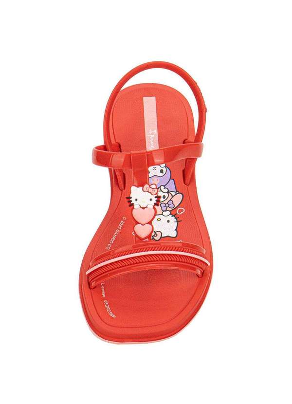 Ipanema - Sandália Infantil Hello Kitty Ipanema 27431 Vermelho 5