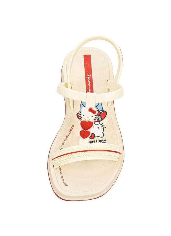 Ipanema - Sandália Infantil Hello Kitty Ipanema 27431 Bege/Vermelho 5