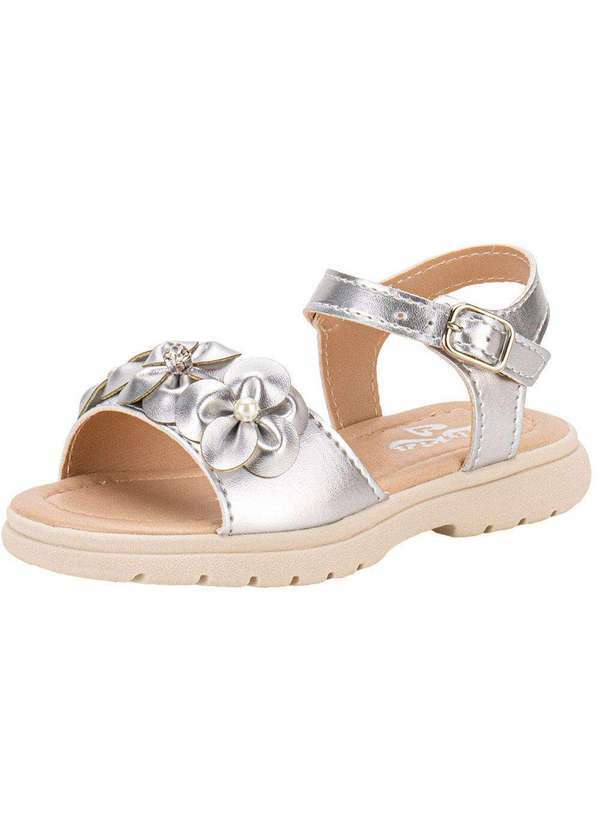 Lily Kids - Sandália Infantil Lily Kids 10168 - Prata