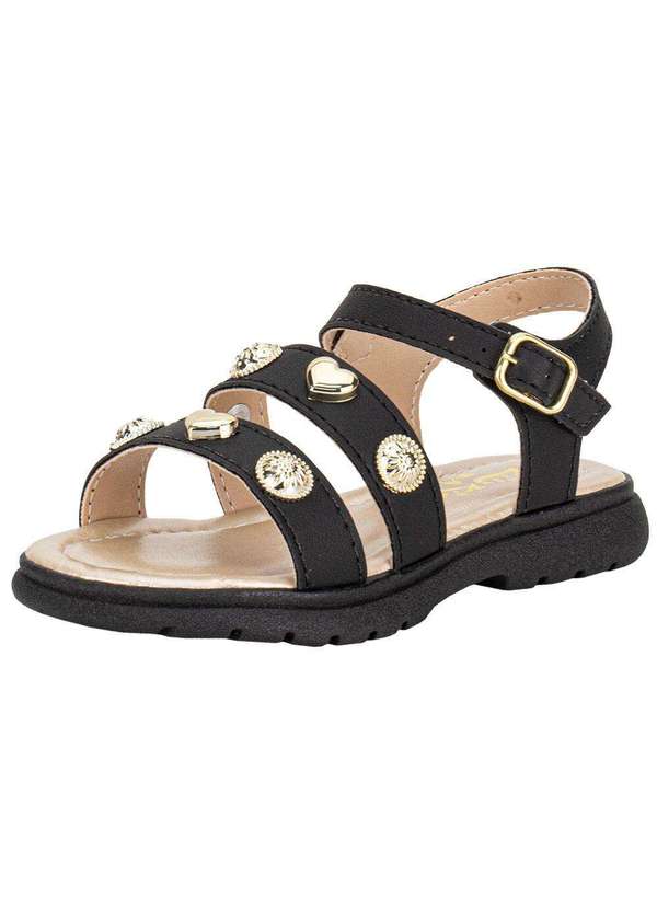 Lily Kids - Sandália Infantil Lily Kids 10170 Preto