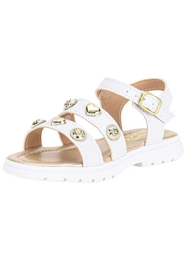 Lily Kids - Sandália Infantil Lily Kids 10170 Branco