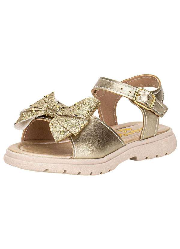 Lily Kids - Sandália Infantil Lily Kids 10171 Ouro