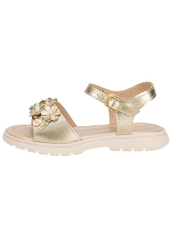 Lily Kids - Sandália Infantil Lily Kids 10175 - Ouro 2