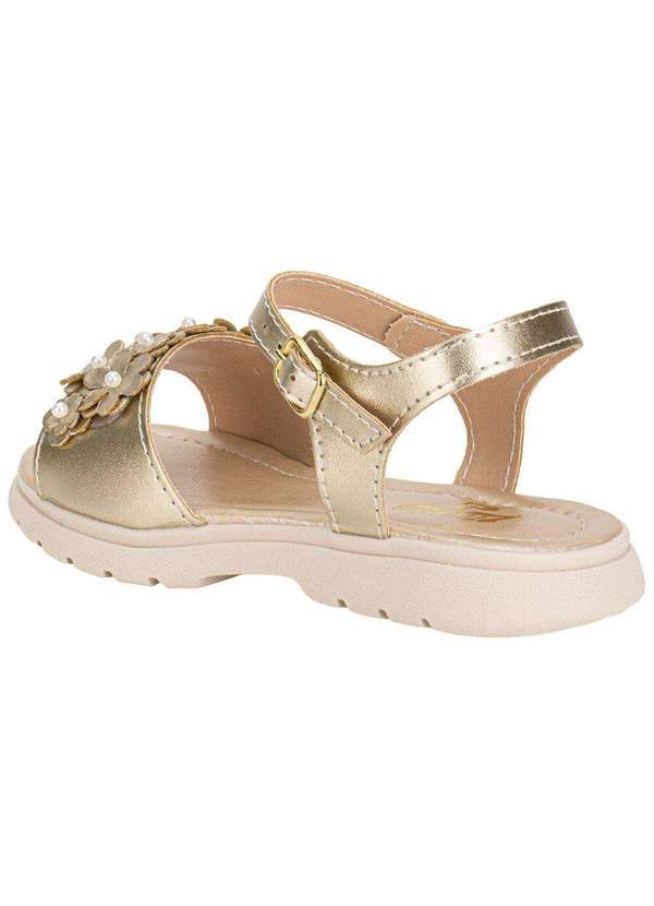 Lily Kids - Sandália Infantil Lily Kids 10175 - Ouro 3