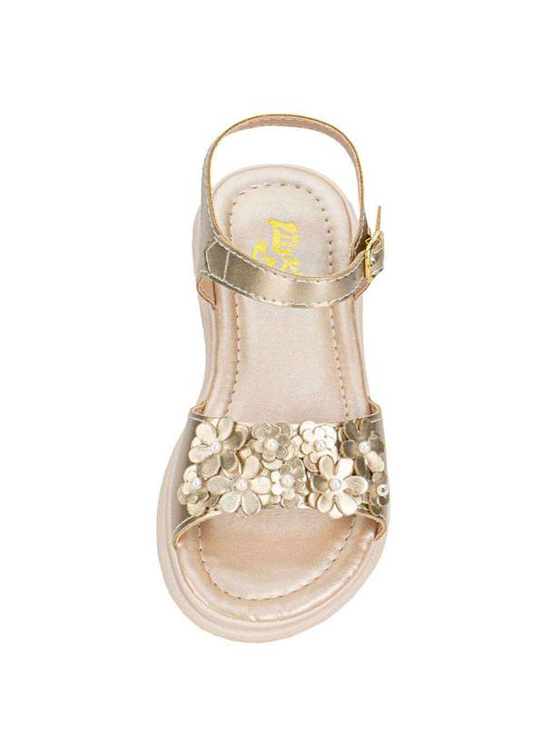 Lily Kids - Sandália Infantil Lily Kids 10175 - Ouro 5