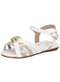 Molekinha - Sandália Infantil Molekinha 2114283 - Branco/Dourado - variação: - Branco/Dourado