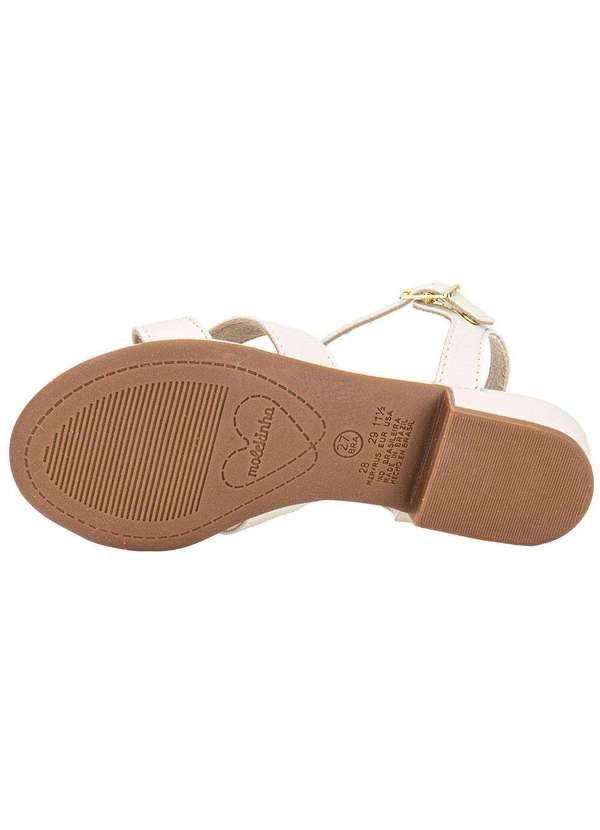 Molekinha - Sandália Infantil Molekinha 2318148 - Marfim 4