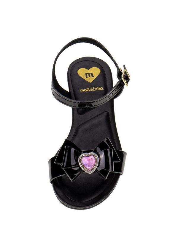 Molekinha - Sandália Infantil Molekinha - 2318341 - Verniz/Preto 5