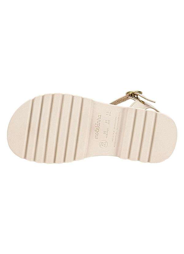 Molekinha - Sandália Infantil Molekinha 2344142 - Marfim 4