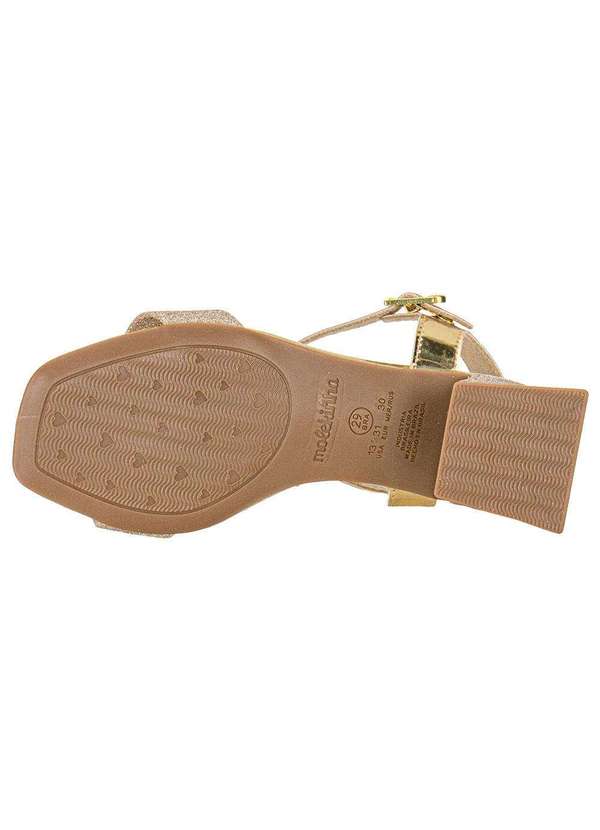 Molekinha - Sandália Infantil Molekinha 2347100 - Ouro 4