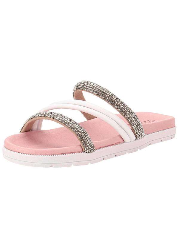 Molekinha - Sandália Infantil Molekinha 2352107 - Branco/Rosa