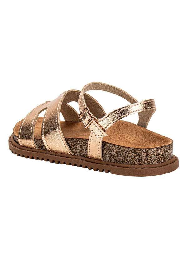 Molekinha - Sandália Infantil Molekinha 2357110 - Ouro/Rosado 3