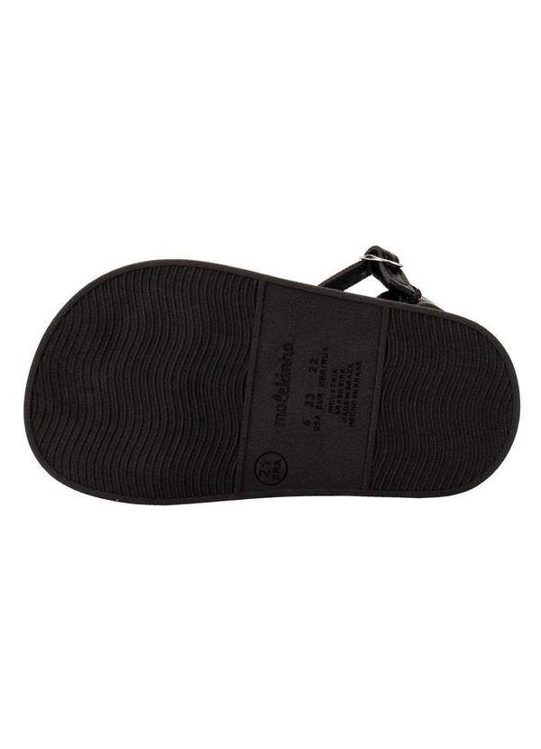 Molekinha - Sandália Infantil Molekinha 2733101 - Preto/Cinza 4