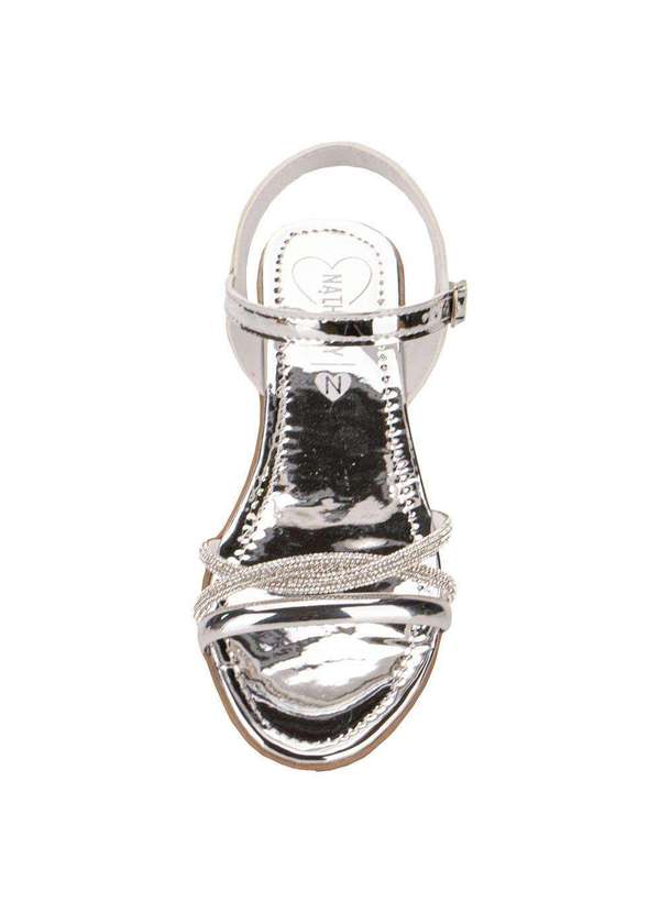 Nathielly - Sandália Infantil Nathielly 022051 - Prata 5