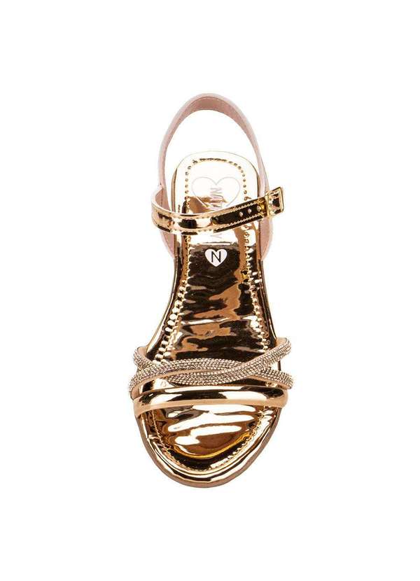 Nathielly - Sandália Infantil Nathielly 022051 - Bronze 5