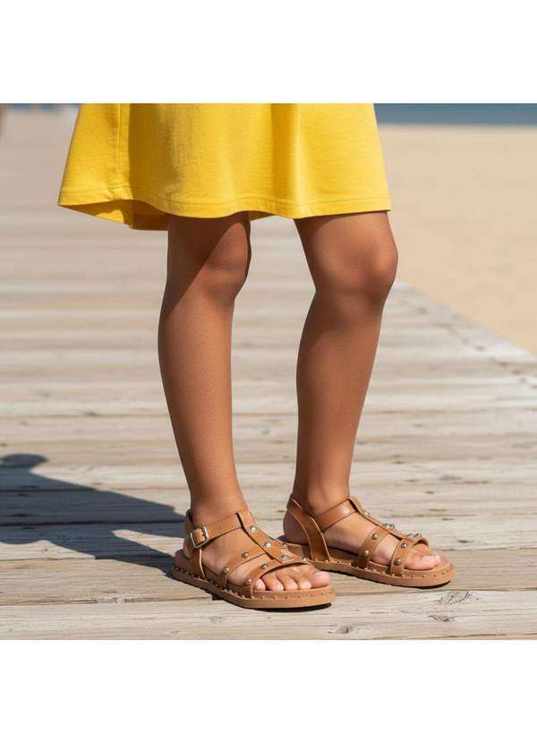 Nilqi - Sandália Infantil Nilqi 38001 Caramelo 2