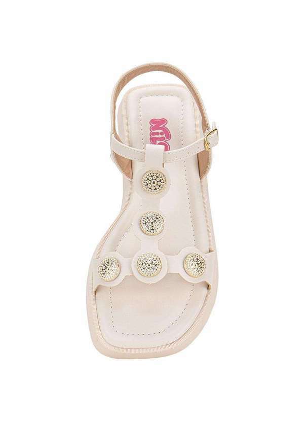 Nilqi - Sandália Infantil Nilqi 40001 Branco/Off 5