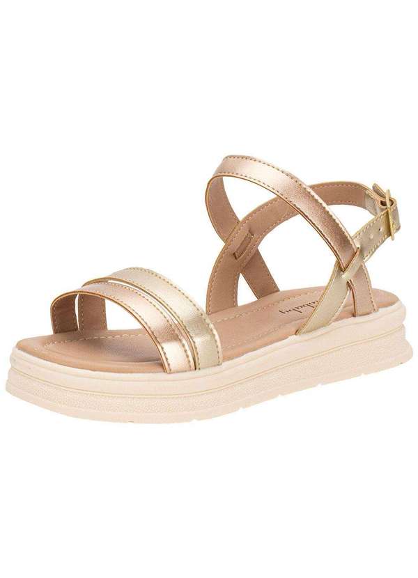 Orto Baby - Sandália Infantil Ortobaby 36016 Ouro/Rosado 1