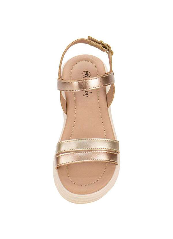 Orto Baby - Sandália Infantil Ortobaby 36016 Ouro/Rosado 5