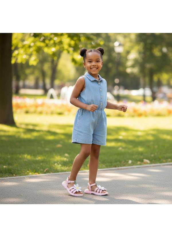 Orto Baby - Sandália Infantil Ortobaby 4234 Rosa 2