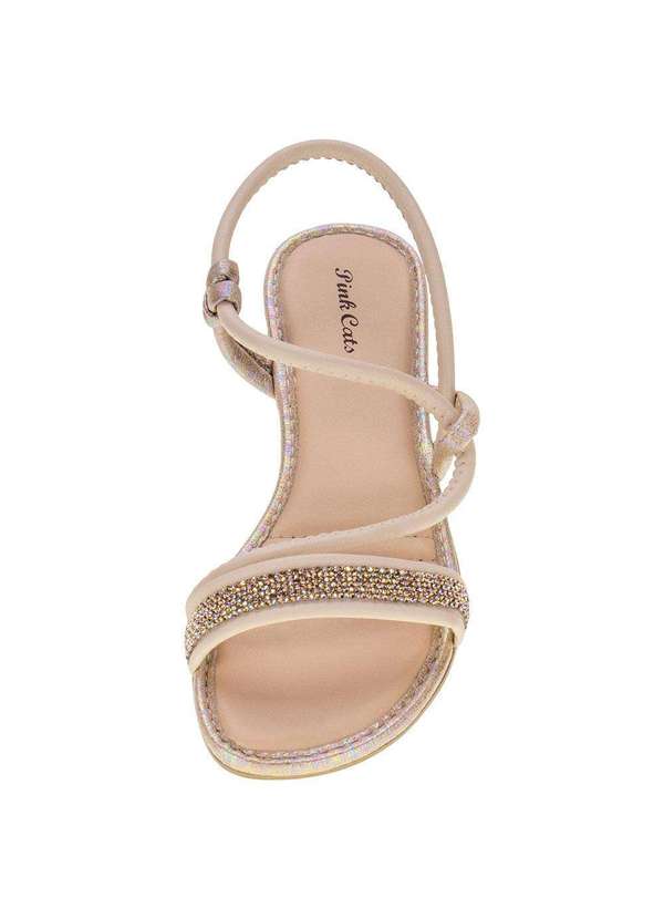 Pink Cats - Sandália Infantil Pink Cats - V4022 - Natural 5