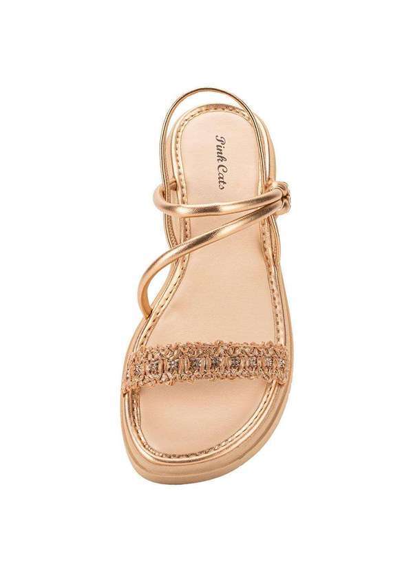 Pink Cats - Sandália Infantil Pink Cats V4801 - Bronze 5