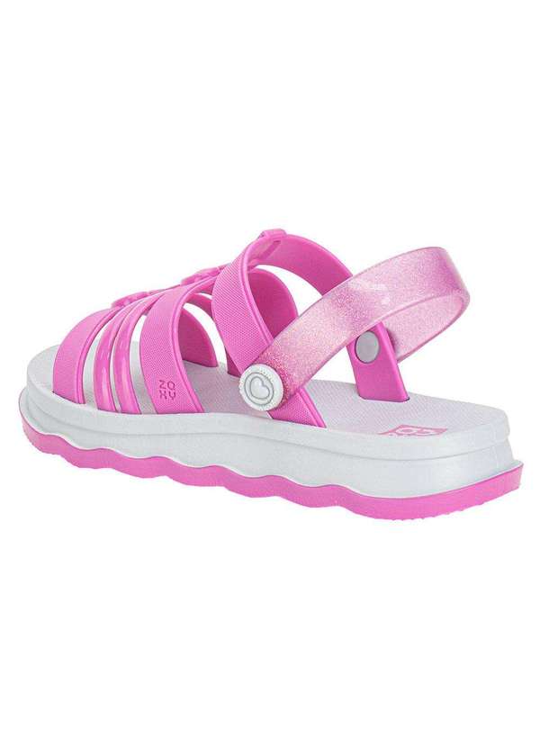 Zaxy - Sandália Infantil Zip Zaxy 19269 - Cinza/Lilas 3
