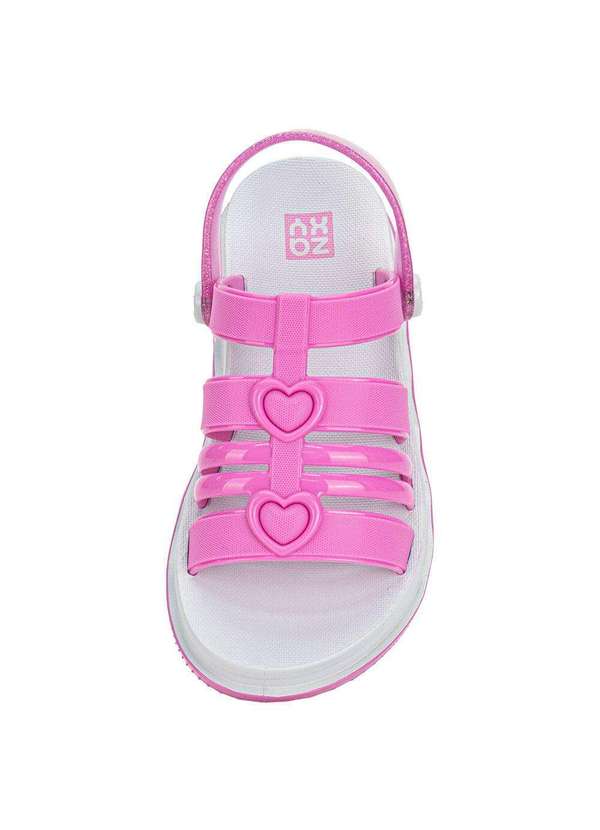 Zaxy - Sandália Infantil Zip Zaxy 19269 - Cinza/Lilas 5