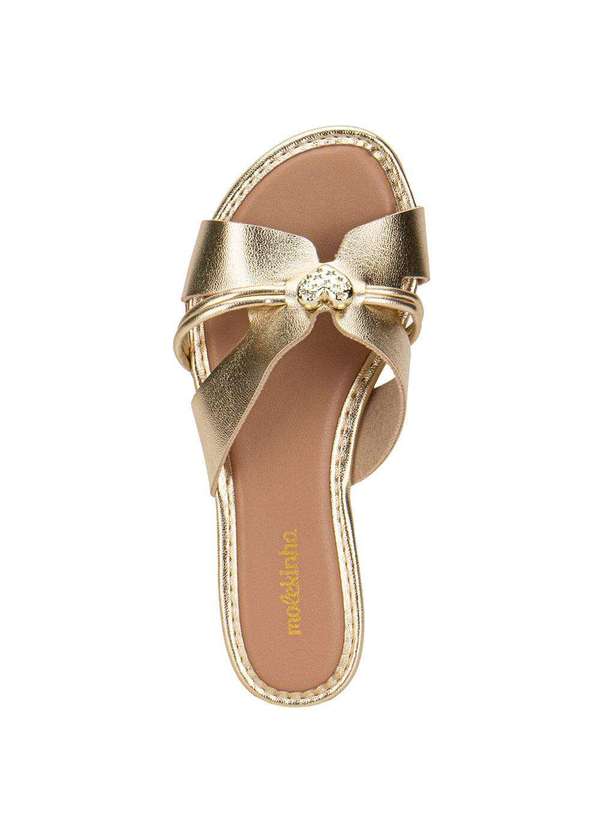 Molekinha - Tamanco Infantil Molekinha 21571207 - Ouro 5