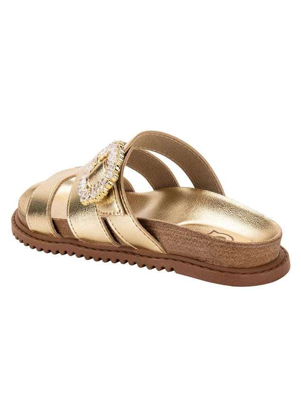 Molekinha - Tamanco Infantil Molekinha 2357106 - Ouro 3