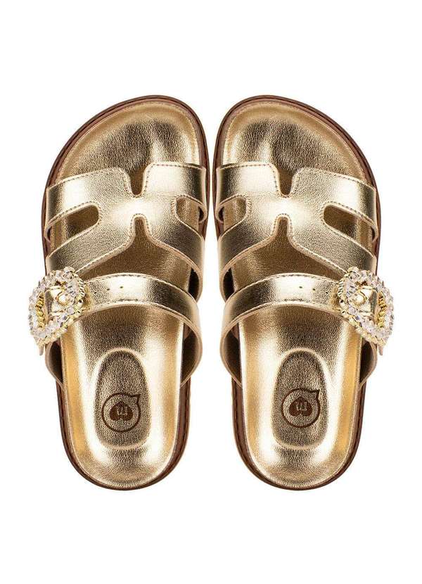 Molekinha - Tamanco Infantil Molekinha 2357106 - Ouro 5